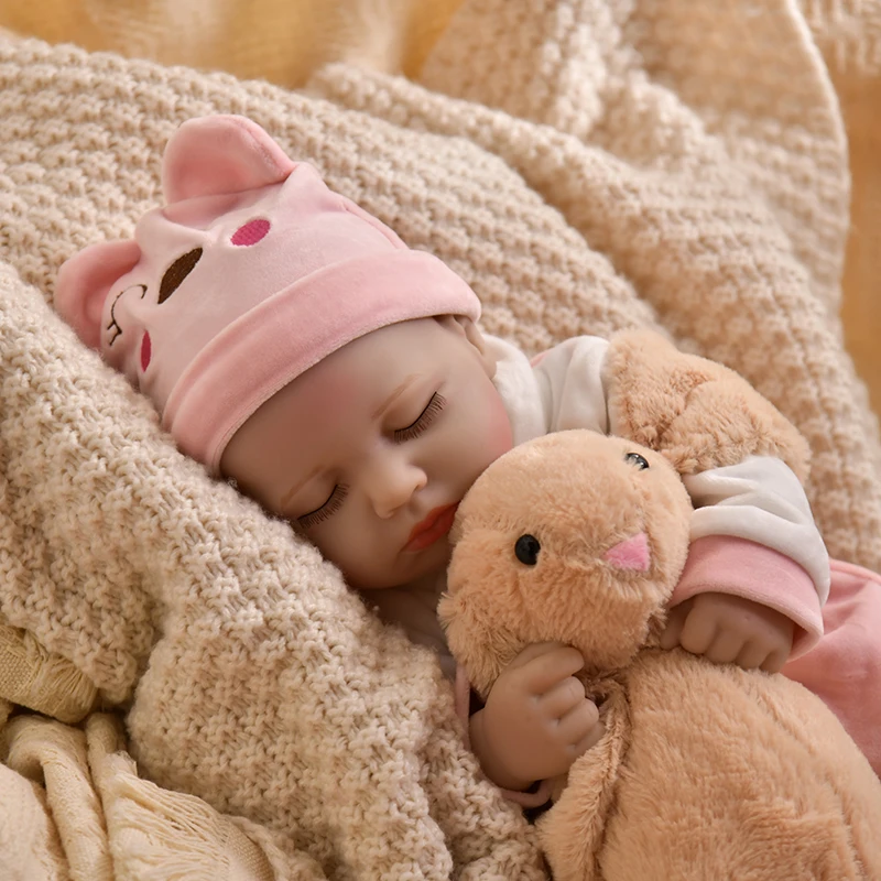 16 Inch Reborn Dolls For Cute 40cm Loulou Full Body Soft Vinyl Reborn Doll Lifelike Reborn Doll Toys Realistic Doll Toy For Gift