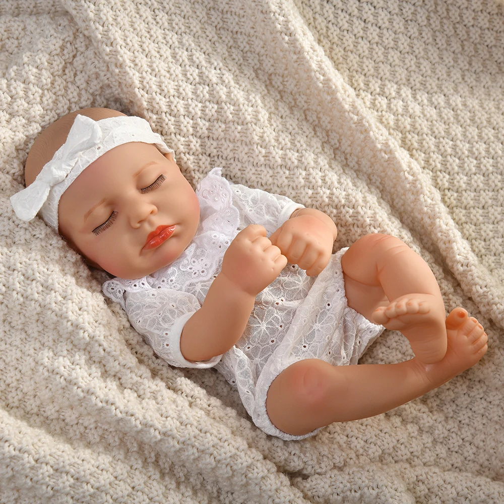 16 Inch Reborn Dolls For Cute 40cm Loulou Full Body Soft Vinyl Reborn Doll Lifelike Reborn Doll Toys Realistic Doll Toy For Gift
