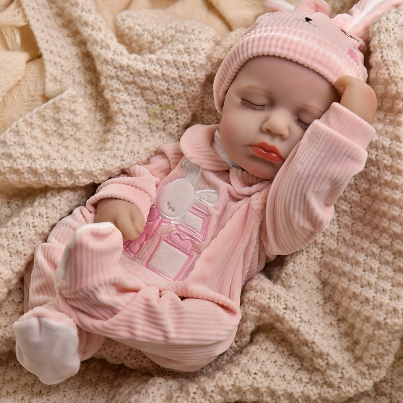 16 Inch Reborn Dolls For Cute 40cm Loulou Full Body Soft Vinyl Reborn Doll Lifelike Reborn Doll Toys Realistic Doll Toy For Gift