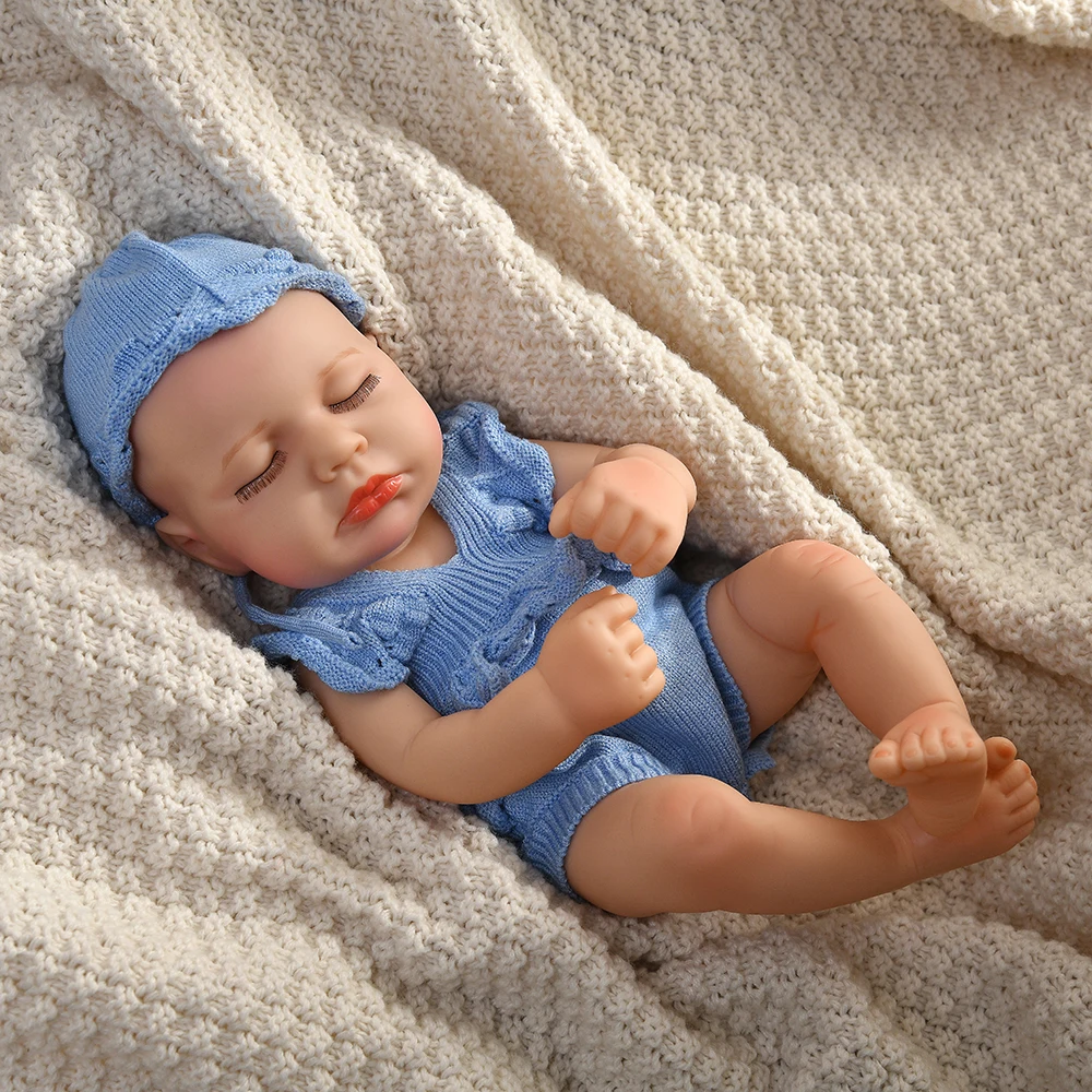 16 Inch Reborn Dolls For Cute 40cm Loulou Full Body Soft Vinyl Reborn Doll Lifelike Reborn Doll Toys Realistic Doll Toy For Gift
