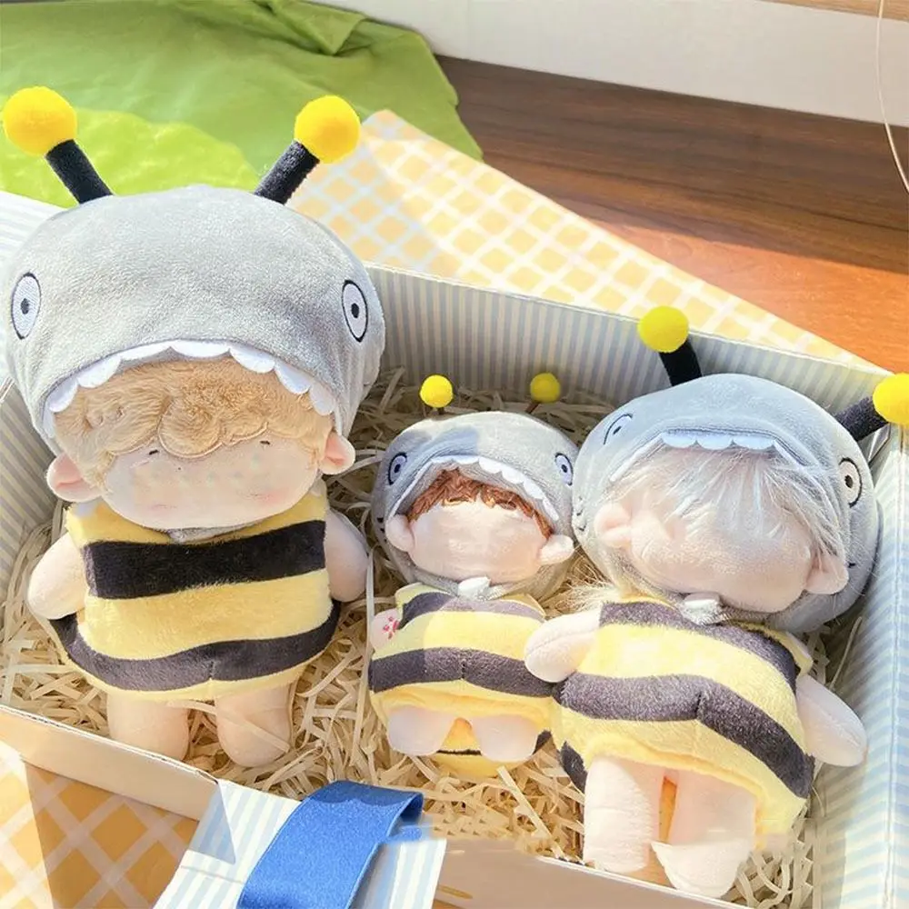 10cm/15cm/20cm/40cm Doll Clothes Multicolor Replacement Outfit Cartoon Bee Jumpsuit Playing House Doll Accessories