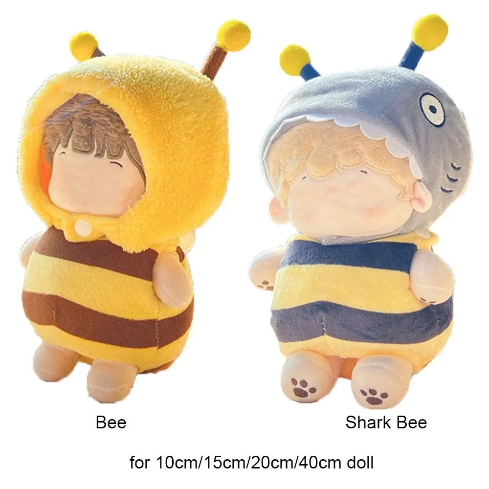 10cm/15cm/20cm/40cm Doll Clothes Multicolor Replacement Outfit Cartoon Bee Jumpsuit Playing House Doll Accessories