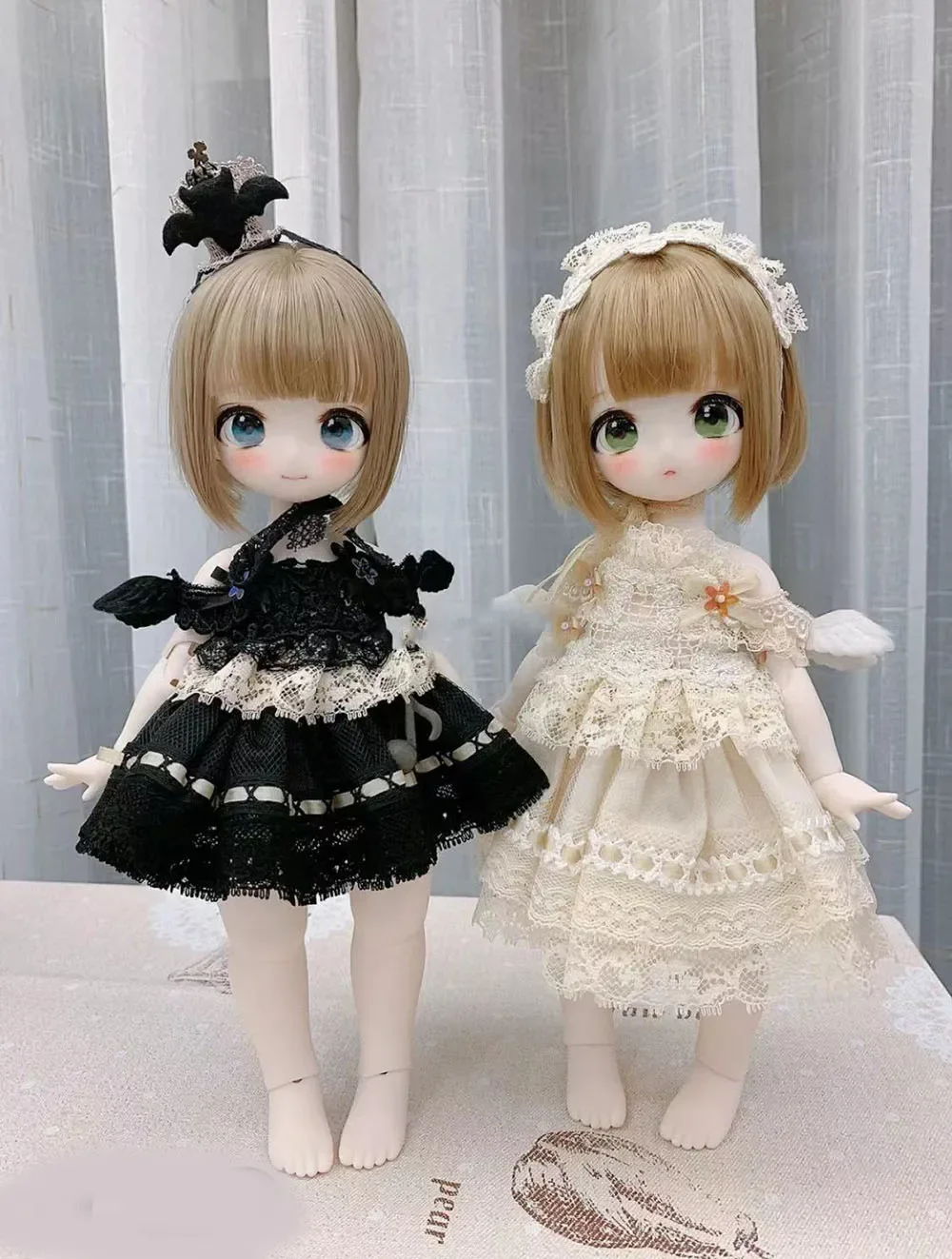 New bjd sd doll 1/6 Lala anime face resin OB11 Qbaby blythe MDD VOLKS DIY spot makeup Free shipping dolls