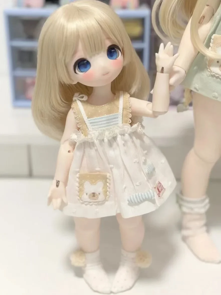 New bjd sd doll 1/6 Lala anime face resin OB11 Qbaby blythe MDD VOLKS DIY spot makeup Free shipping dolls