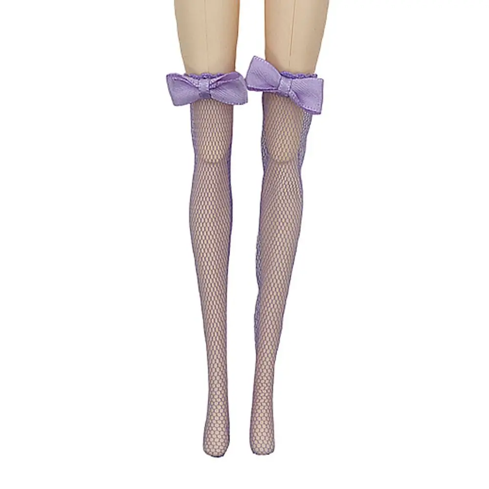Fashion Handmade Lace Stockings Long 30cm Doll Socks Legging Casual Wear Accessories Dress Clothes for 1/6 Doll DIY Toys