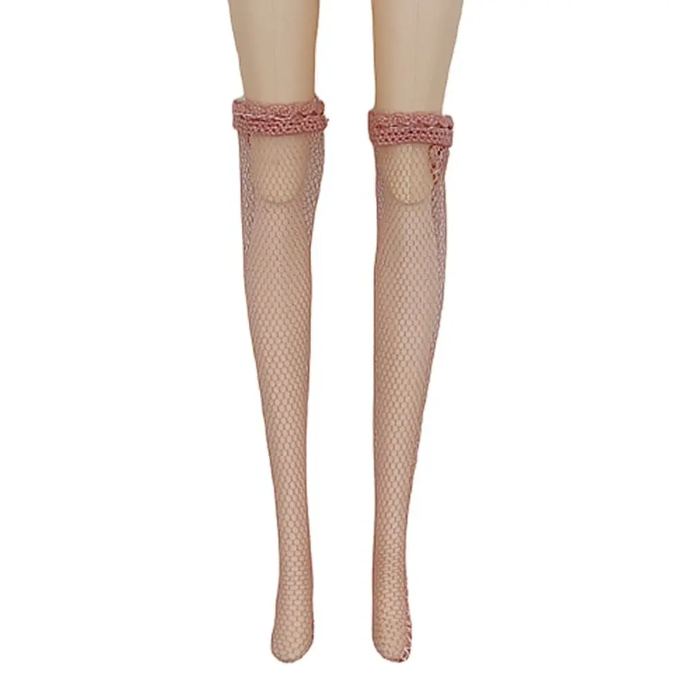 Fashion Handmade Lace Stockings Long 30cm Doll Socks Legging Casual Wear Accessories Dress Clothes for 1/6 Doll DIY Toys