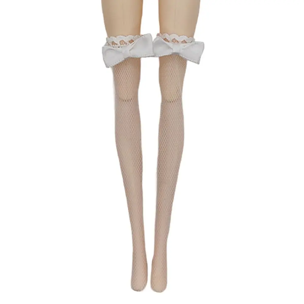 Fashion Handmade Lace Stockings Long 30cm Doll Socks Legging Casual Wear Accessories Dress Clothes for 1/6 Doll DIY Toys