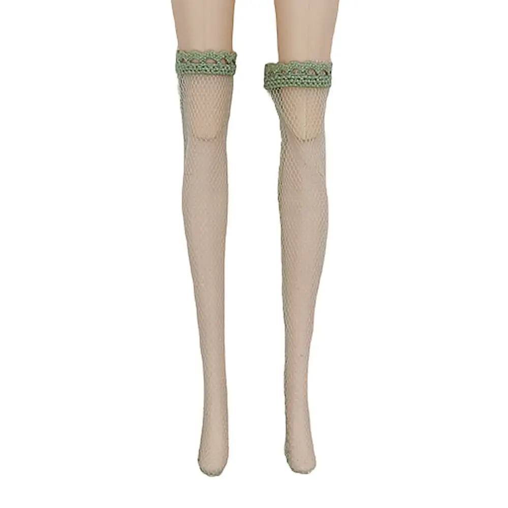 Fashion Handmade Lace Stockings Long 30cm Doll Socks Legging Casual Wear Accessories Dress Clothes for 1/6 Doll DIY Toys