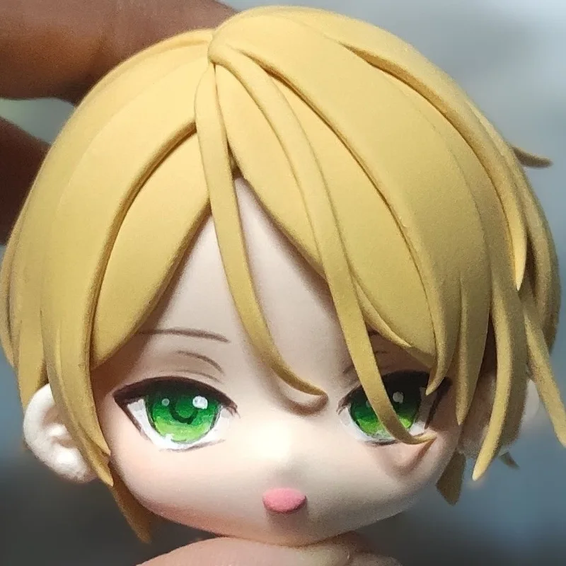 Custom Commission Ob11 Ob22 Hair Head Ultra Light Clay Handmade Customized Product Anime Game Cosplay Toy Accessories