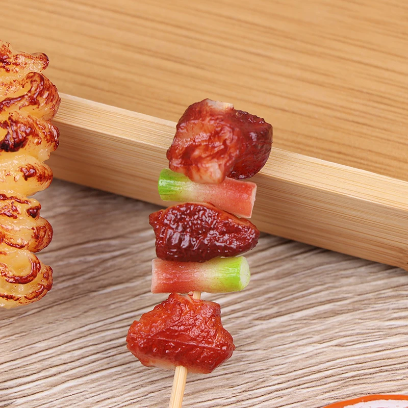 1Pcs Cute Mini Play Toy BBQ Simulation Food Miniature For Doll House Toy