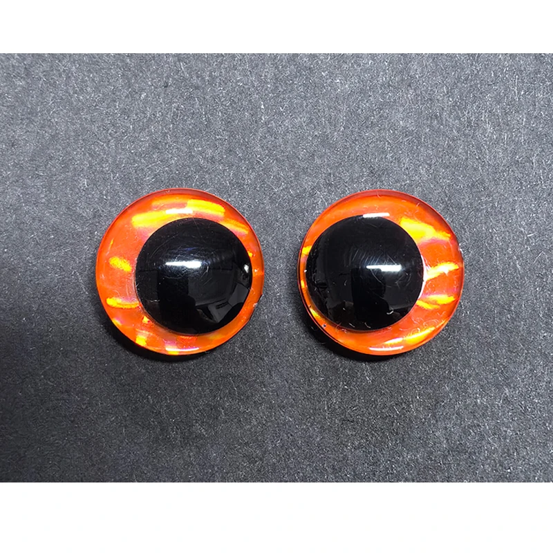 12mm/16mm/18mm Sparkle Safety Colored Eyes For Crochet Amigurumis Dolls Plastic Doll Findings 3D Glitter Eyes Diy Accessories