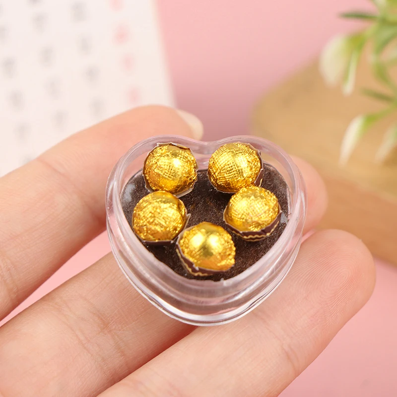 1:12 Dollhouse Miniature Chocolate Gift Box Model Food Toy Kitchen Accessories