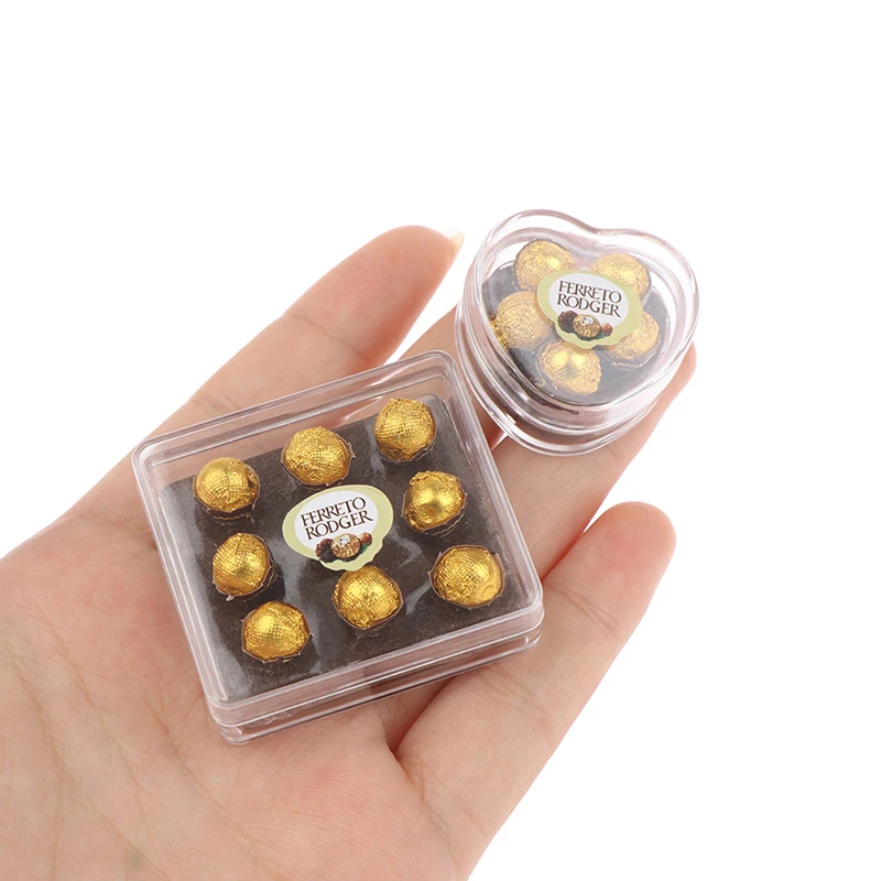 1:12 Dollhouse Miniature Chocolate Gift Box Model Food Toy Kitchen Accessories