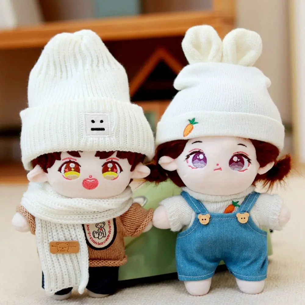 1PC 20cm Cotton Doll Clothes Jean Overalls Idol Dolls Pants 23cm Wallace Gromit Dog Clothes Dressing Game Accessories Toy Gift