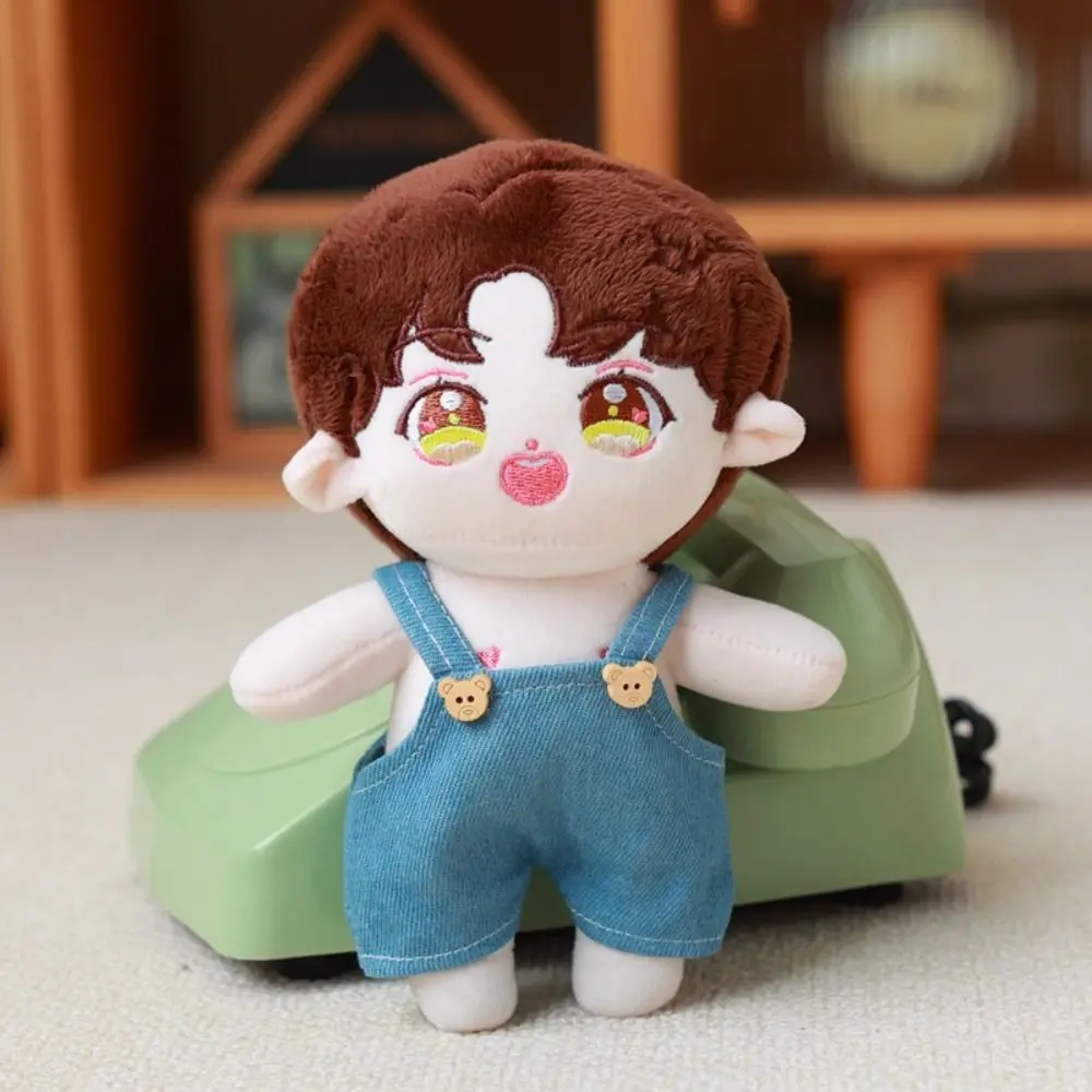 1PC 20cm Cotton Doll Clothes Jean Overalls Idol Dolls Pants 23cm Wallace Gromit Dog Clothes Dressing Game Accessories Toy Gift