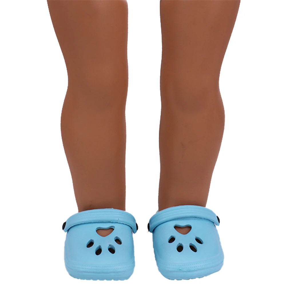 7 CM Doll Shoes Sandal For 43cm Baby Doll Clothes Accessories And 18 Inch American Doll Girl's Toys Our Generation