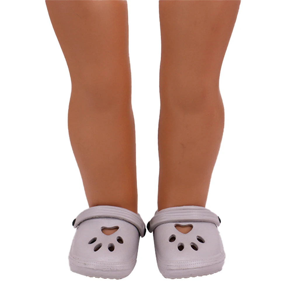 7 CM Doll Shoes Sandal For 43cm Baby Doll Clothes Accessories And 18 Inch American Doll Girl's Toys Our Generation