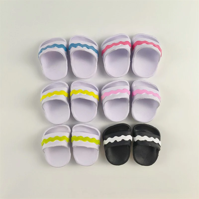 7 CM Doll Shoes Sandal For 43cm Baby Doll Clothes Accessories And 18 Inch American Doll Girl's Toys Our Generation
