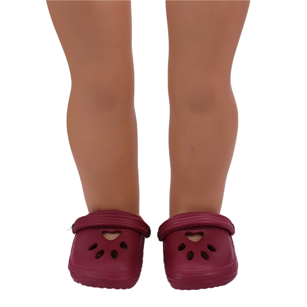 7 CM Doll Shoes Sandal For 43cm Baby Doll Clothes Accessories And 18 Inch American Doll Girl's Toys Our Generation