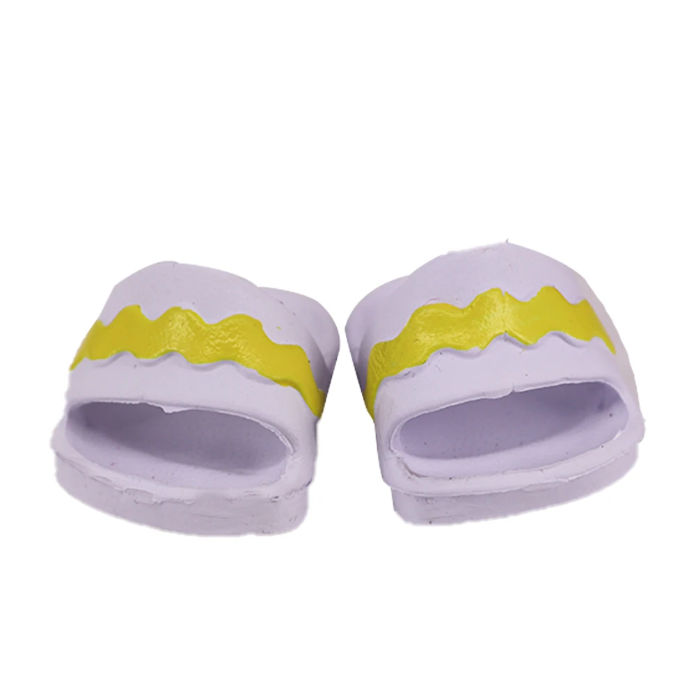 7 CM Doll Shoes Sandal For 43cm Baby Doll Clothes Accessories And 18 Inch American Doll Girl's Toys Our Generation