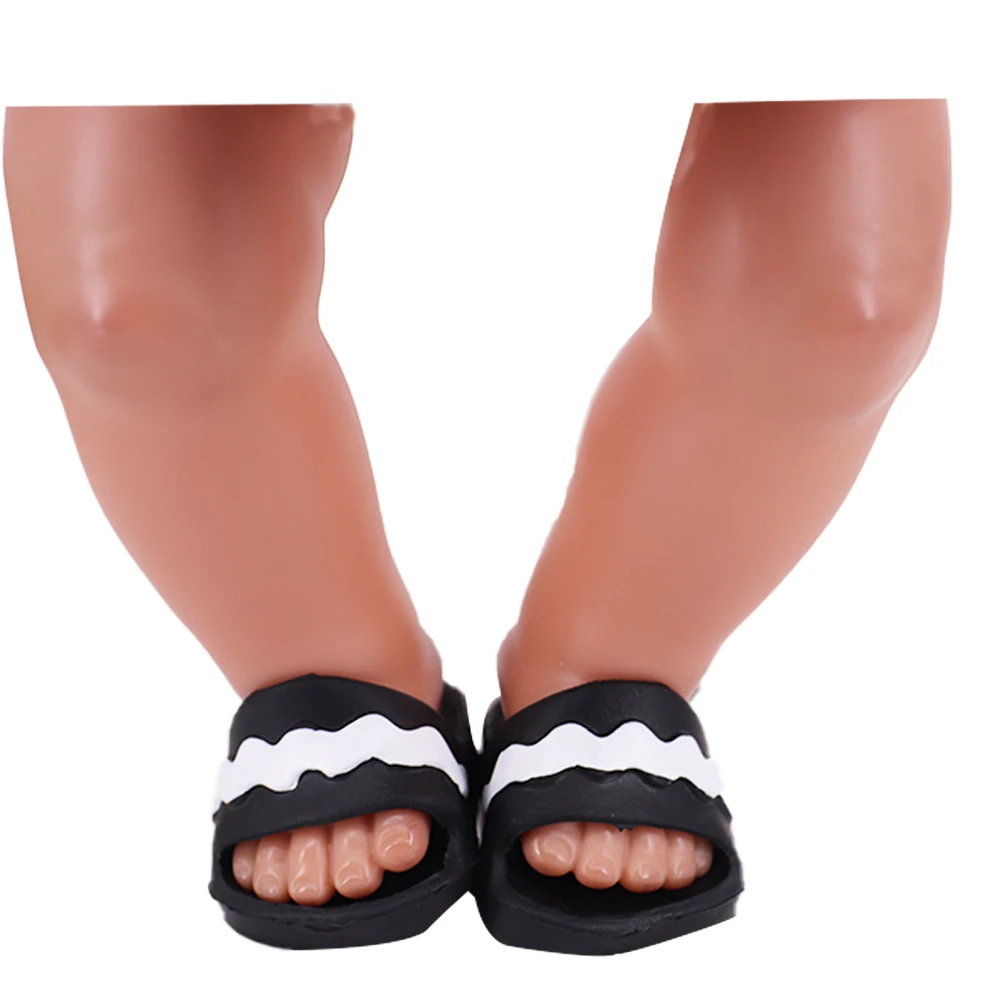 7 CM Doll Shoes Sandal For 43cm Baby Doll Clothes Accessories And 18 Inch American Doll Girl's Toys Our Generation