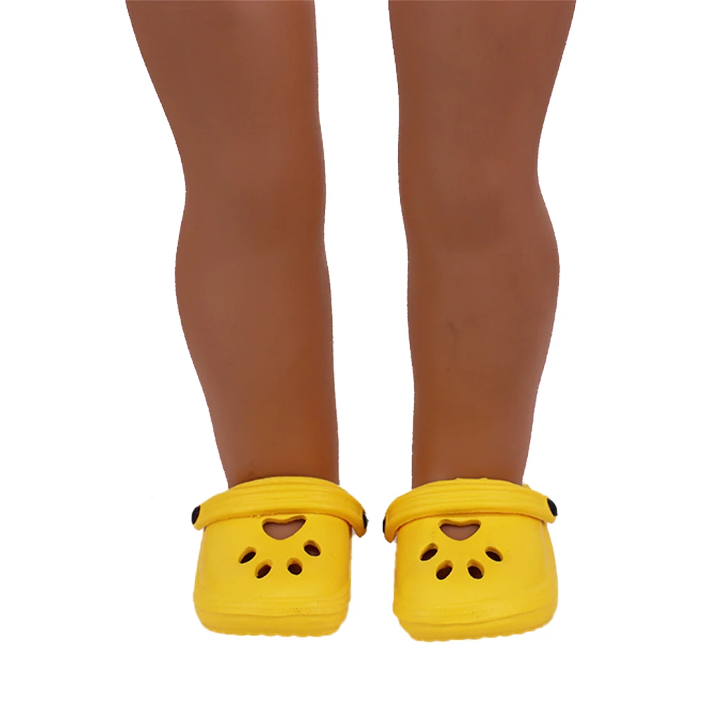 7 CM Doll Shoes Sandal For 43cm Baby Doll Clothes Accessories And 18 Inch American Doll Girl's Toys Our Generation