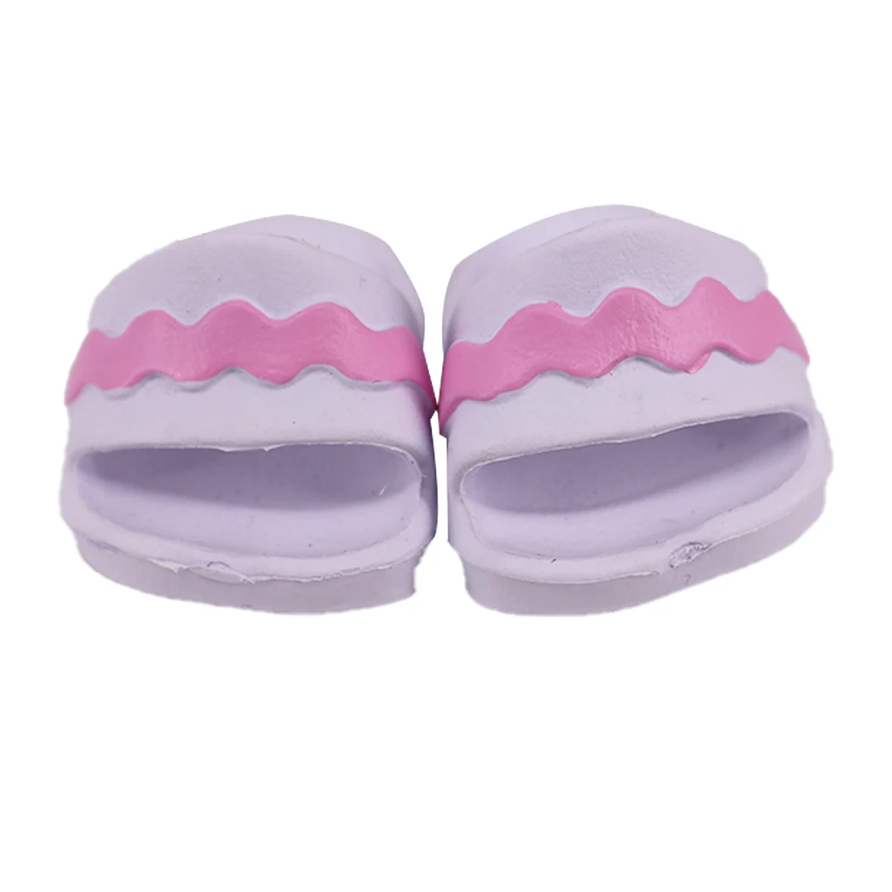 7 CM Doll Shoes Sandal For 43cm Baby Doll Clothes Accessories And 18 Inch American Doll Girl's Toys Our Generation