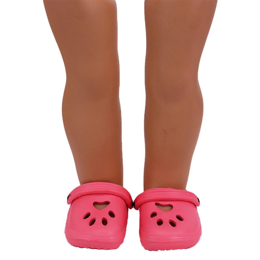 7 CM Doll Shoes Sandal For 43cm Baby Doll Clothes Accessories And 18 Inch American Doll Girl's Toys Our Generation