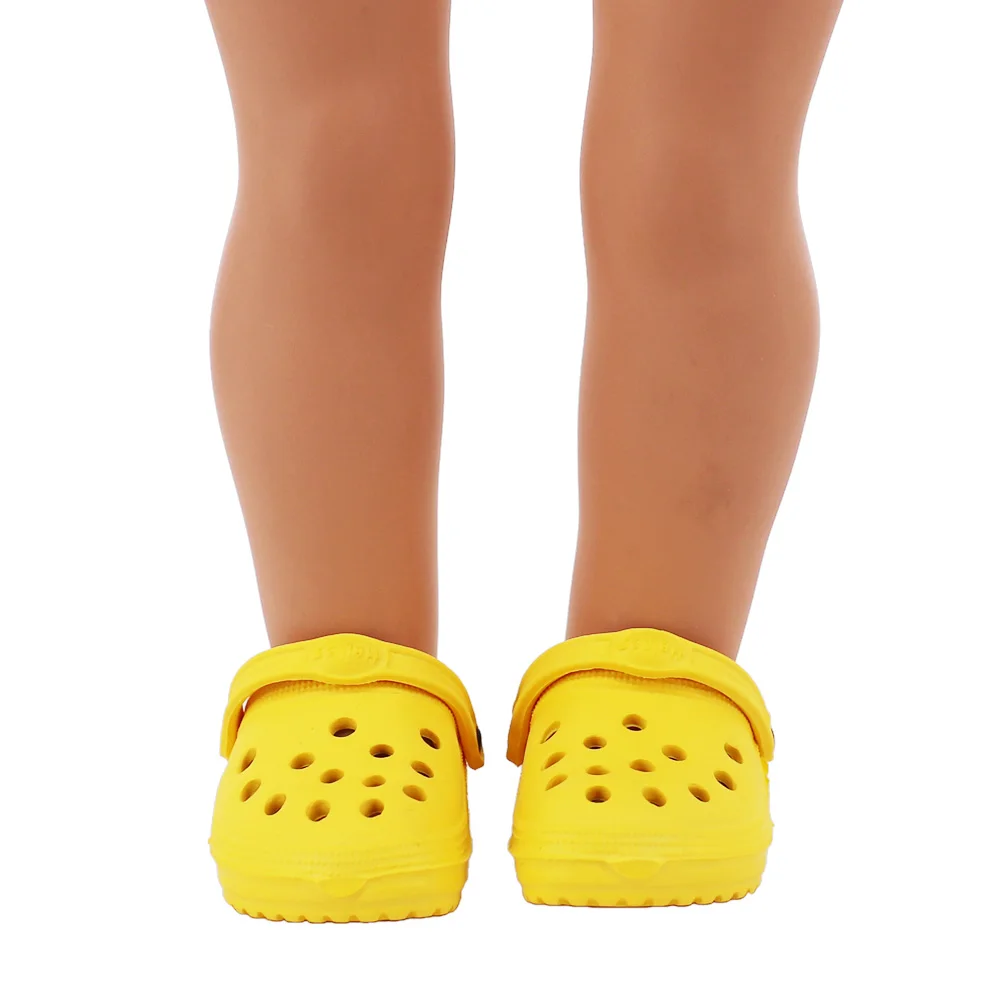 7 CM Doll Shoes Sandal For 43cm Baby Doll Clothes Accessories And 18 Inch American Doll Girl's Toys Our Generation