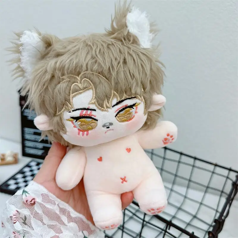 Kawaii 20cm IDol Doll Plush Cotton Star Dolls Stuffed Baby Plushies No Attributes Toy Fans Collection Children Boys Girls Gifts