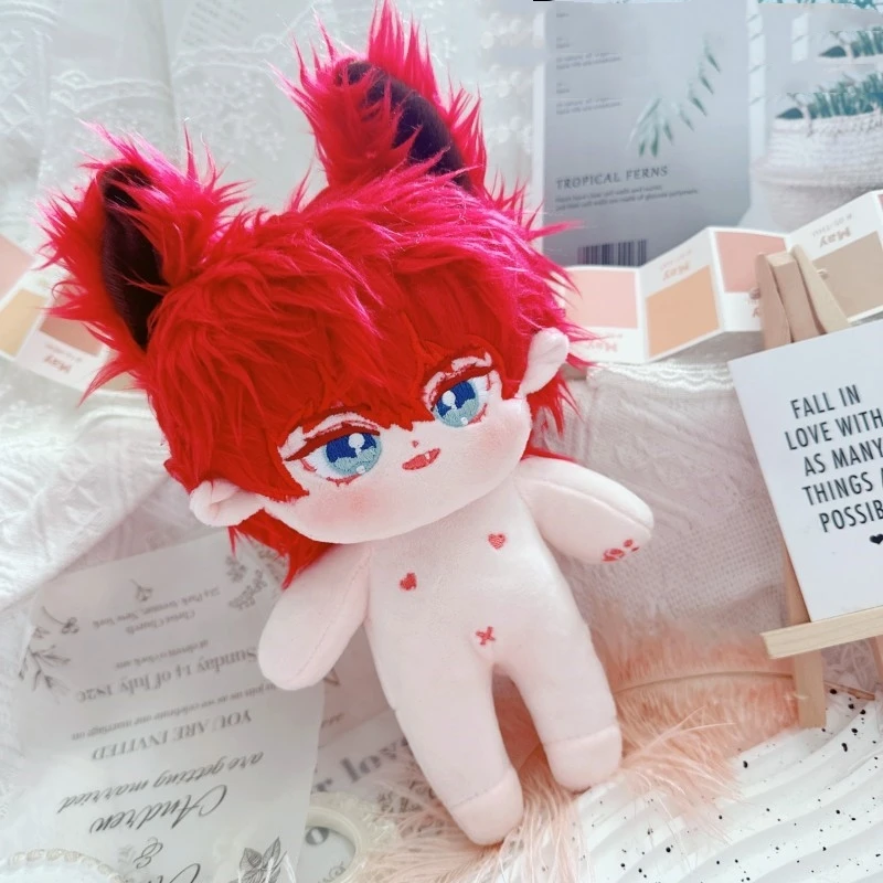Kawaii 20cm IDol Doll Plush Cotton Star Dolls Stuffed Baby Plushies No Attributes Toy Fans Collection Children Boys Girls Gifts