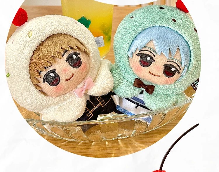 10cm Doll Clothes Toy Summer Dessert House Series Nuno Plush Versatile Single Item Set Accessories Head Cover Prop Cute Plush