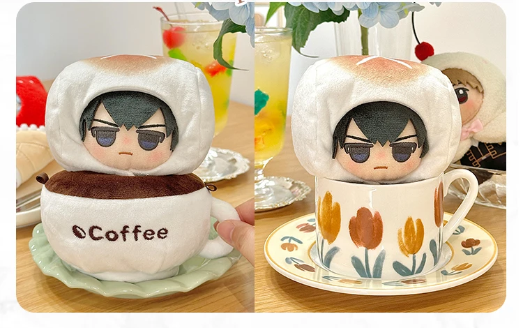 10cm Doll Clothes Toy Summer Dessert House Series Nuno Plush Versatile Single Item Set Accessories Head Cover Prop Cute Plush