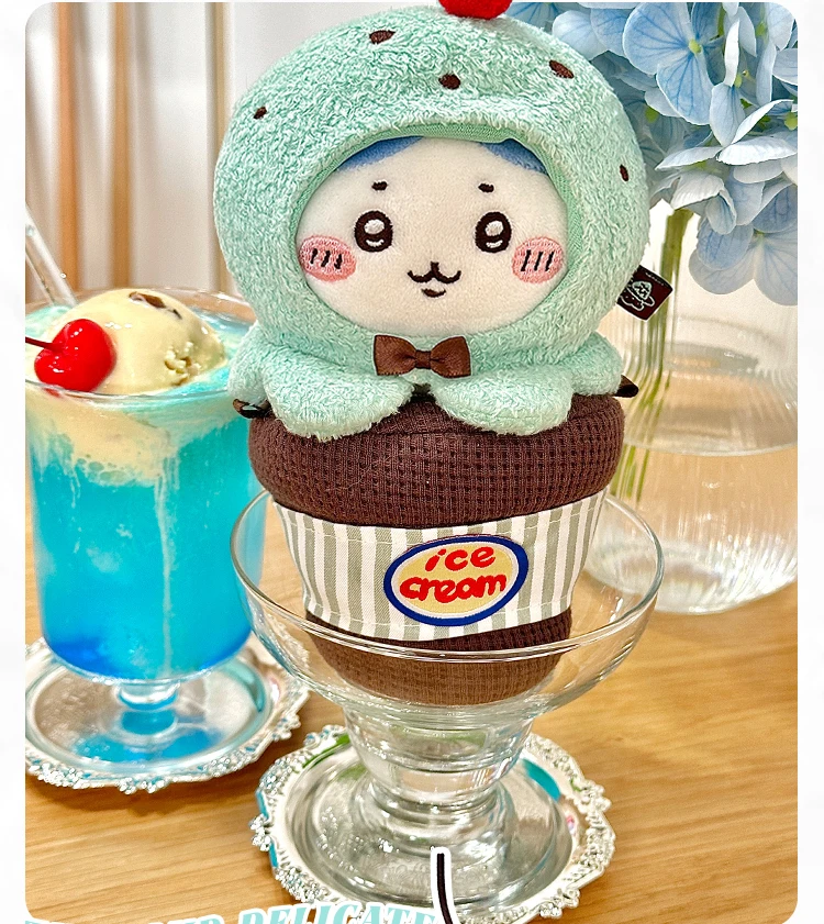 10cm Doll Clothes Toy Summer Dessert House Series Nuno Plush Versatile Single Item Set Accessories Head Cover Prop Cute Plush