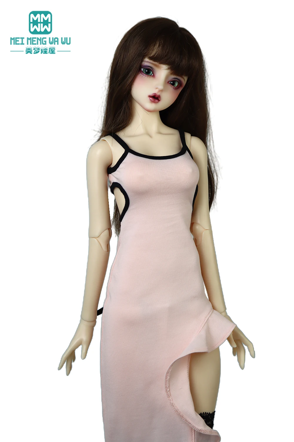 Fits BJD Doll Clothes 60cm 1/3 1/4 MSD DD SD Stylish fishtail slip dress Girl's Gift