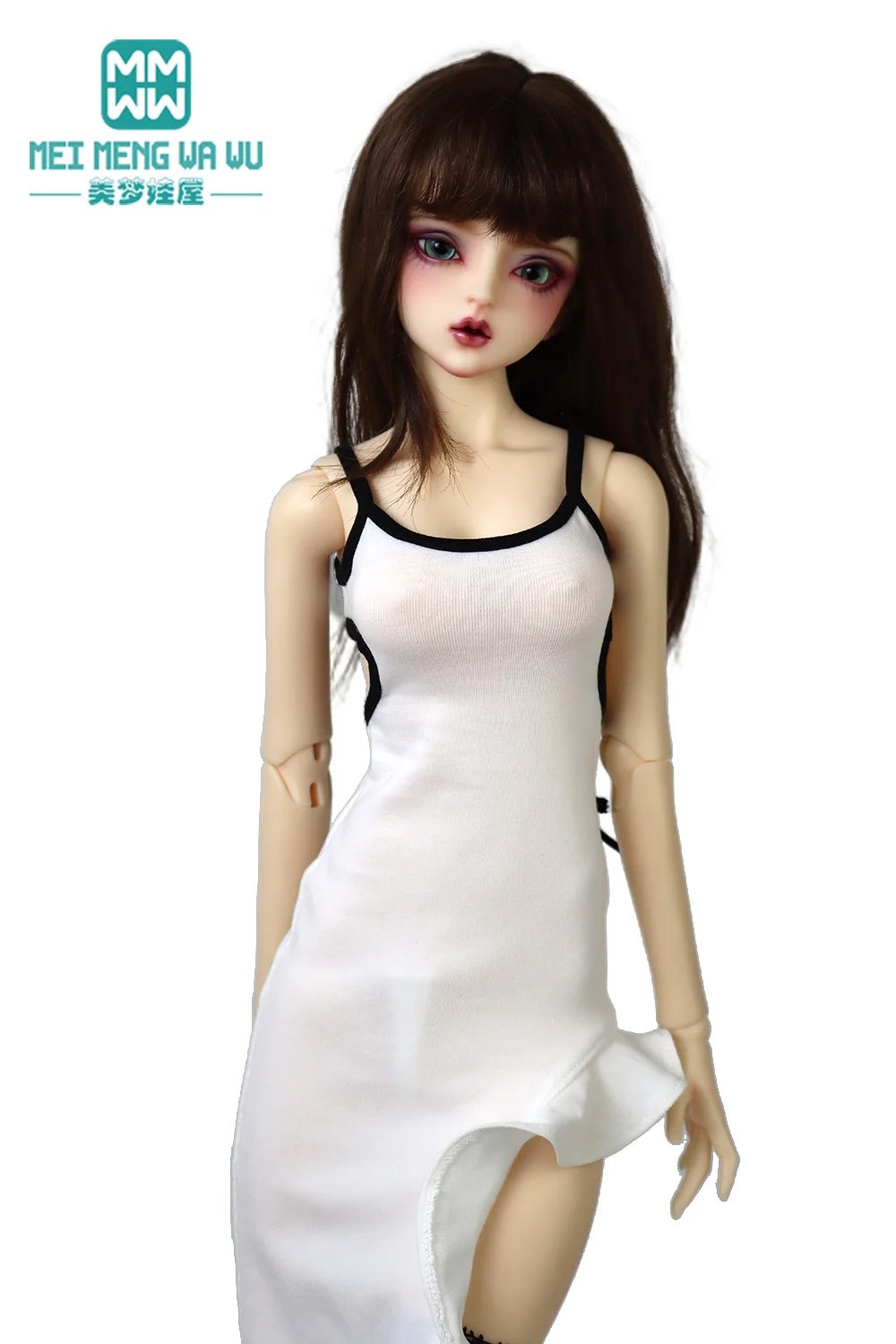 Fits BJD Doll Clothes 60cm 1/3 1/4 MSD DD SD Stylish fishtail slip dress Girl's Gift