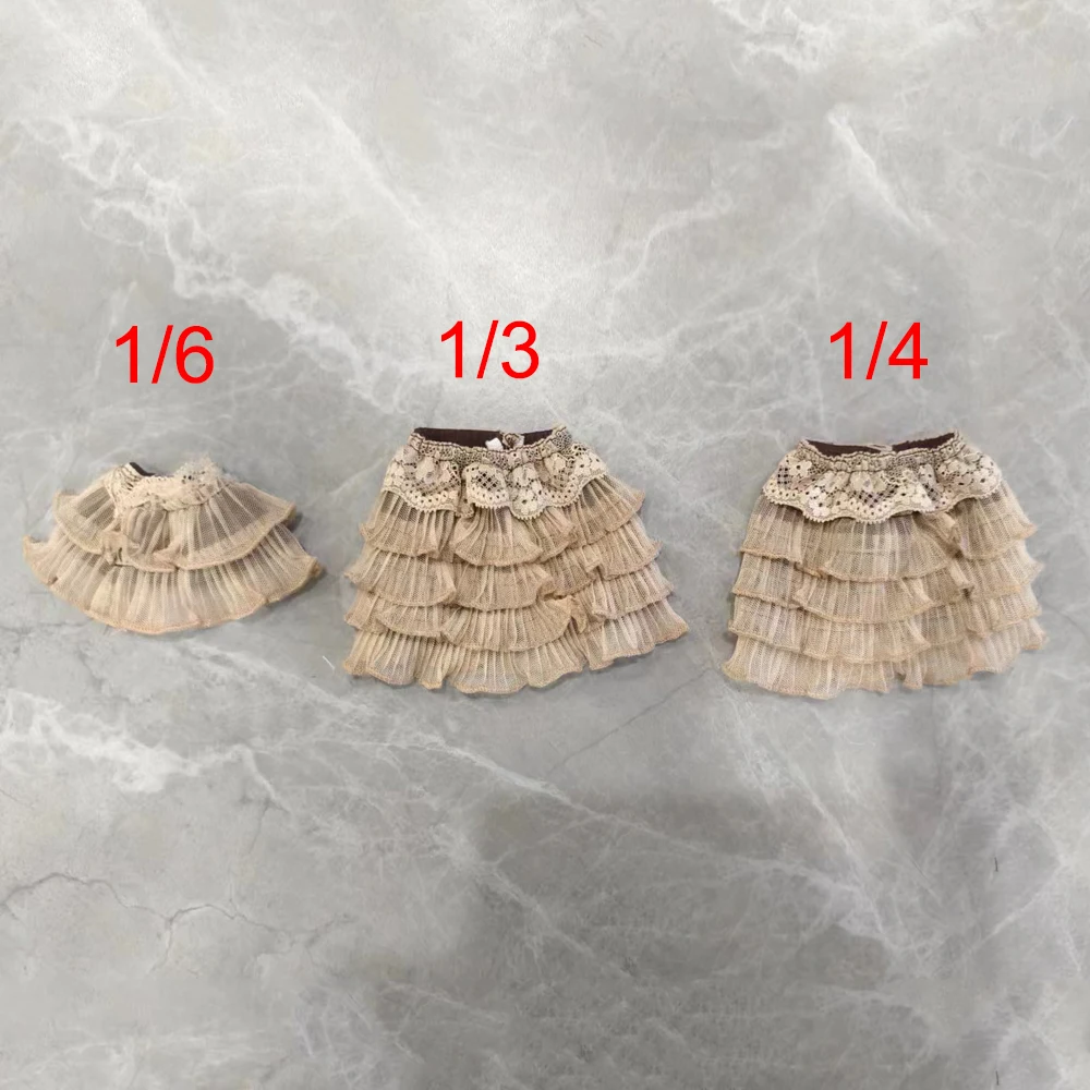 1/3 1/4 1/6 Doll's Clothes Suit for 60/45/30cm Bjd Doll Knitted Top Yarn Skirt Diy Girl Toy Dress Up Play House Doll Accessories