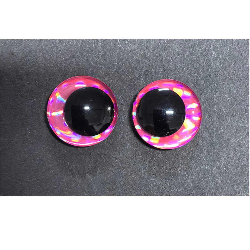 3D Glitter Eyes Diy Accessories Colored Safety Eyes For Amigurumis Crochet Dolls Plastic Doll Findings 12mm/14mm/16mm/18mm/20mm