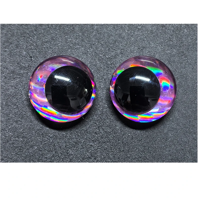 3D Glitter Eyes Diy Accessories Colored Safety Eyes For Amigurumis Crochet Dolls Plastic Doll Findings 12mm/14mm/16mm/18mm/20mm
