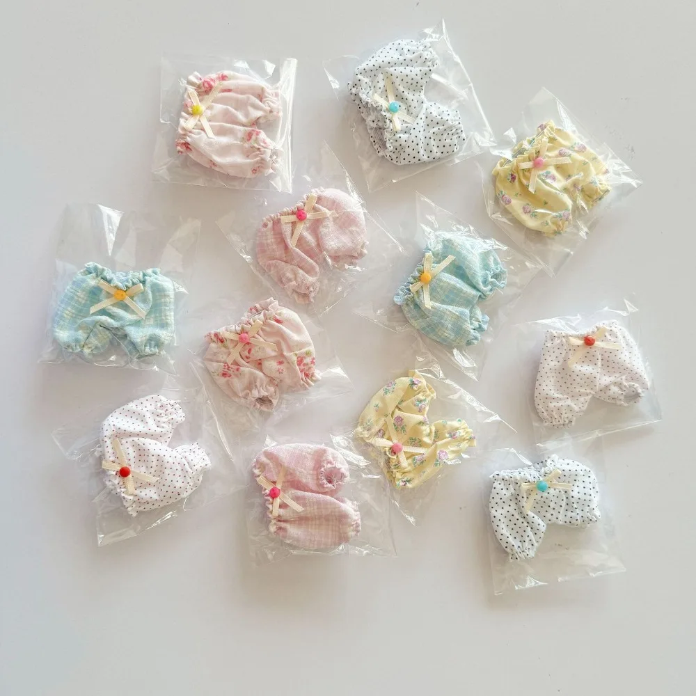 Small Fresh Cute Style Doll Clothes 10-15cm Cotton Doll Shorts Doll Pants Handmade Doll Clothes Pants Accessories