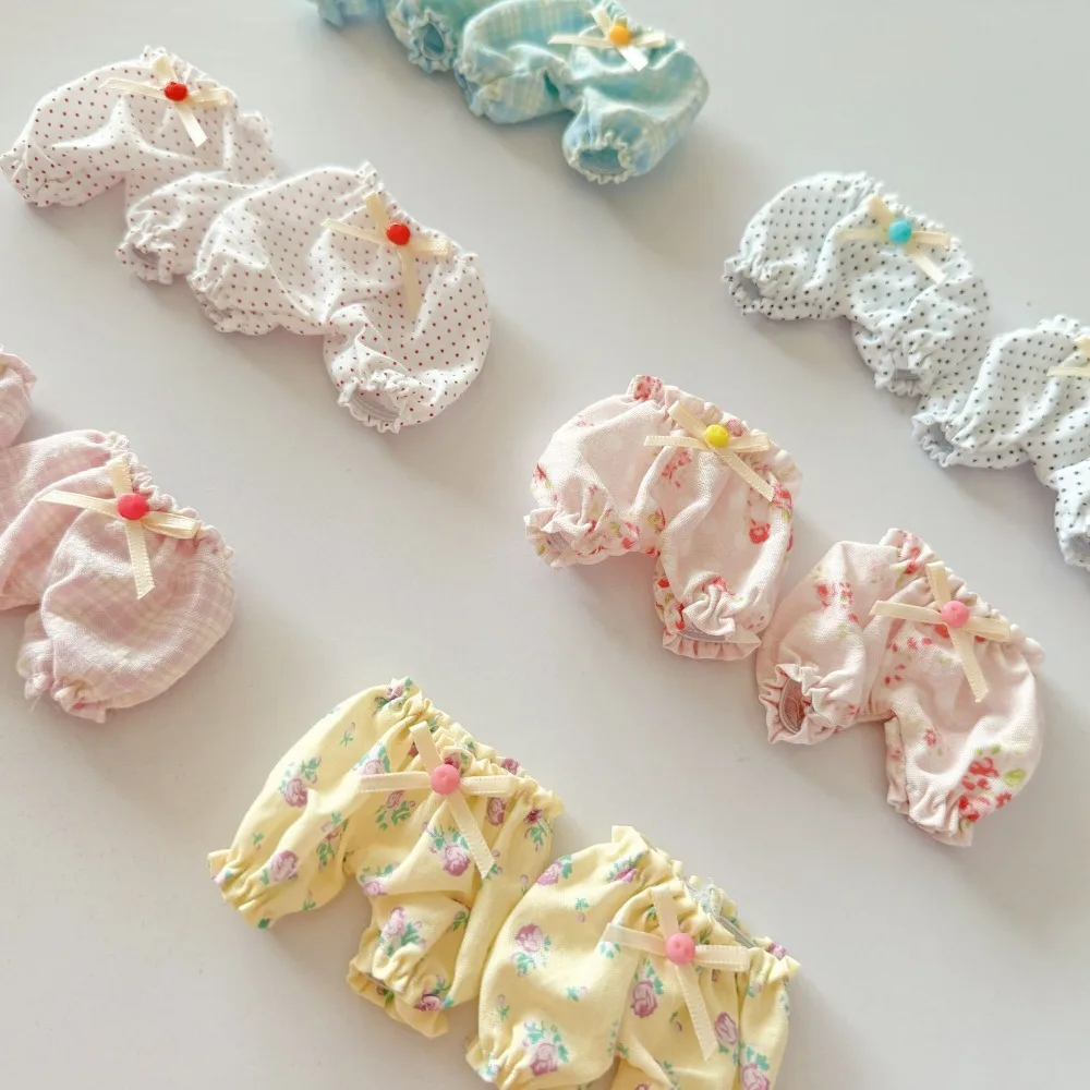 Small Fresh Cute Style Doll Clothes 10-15cm Cotton Doll Shorts Doll Pants Handmade Doll Clothes Pants Accessories