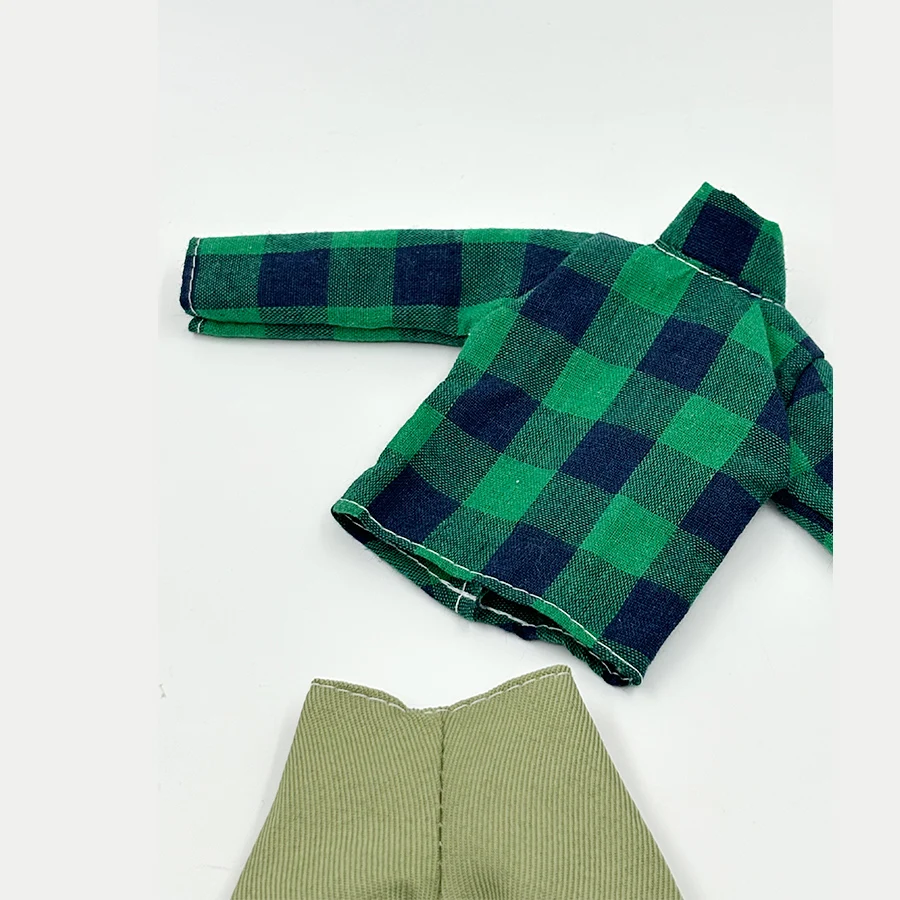 4pcs Fashion Doll Clothes Set - 12'' Cotton Accessories, Casual Style, Includes Jackets, Shirts, Pants, and Hats, Perfect Gift