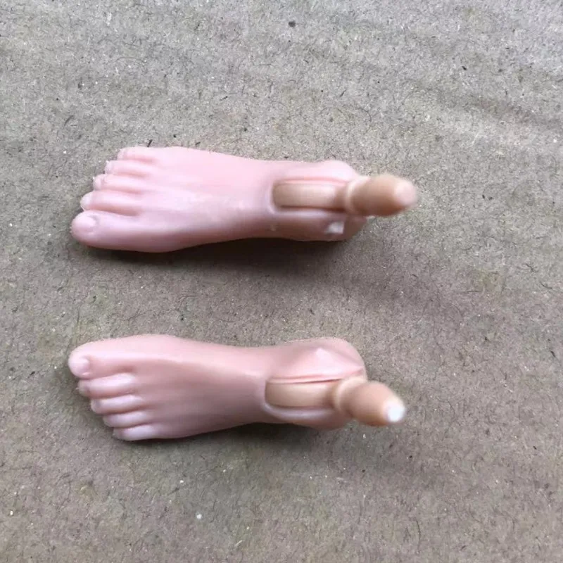 MENGF Doll Hands Feet 1/6 Doll Parts Beige Latin Dark Brown Doll Accessories DIY Dressing Doll Decors Hands Legs Feet