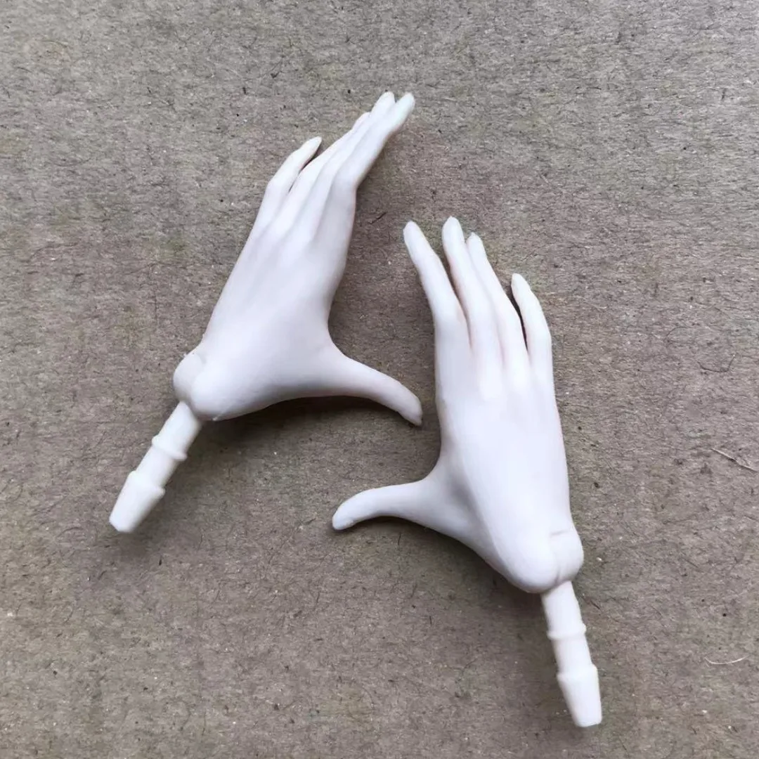 MENGF Doll Hands Feet 1/6 Doll Parts Beige Latin Dark Brown Doll Accessories DIY Dressing Doll Decors Hands Legs Feet