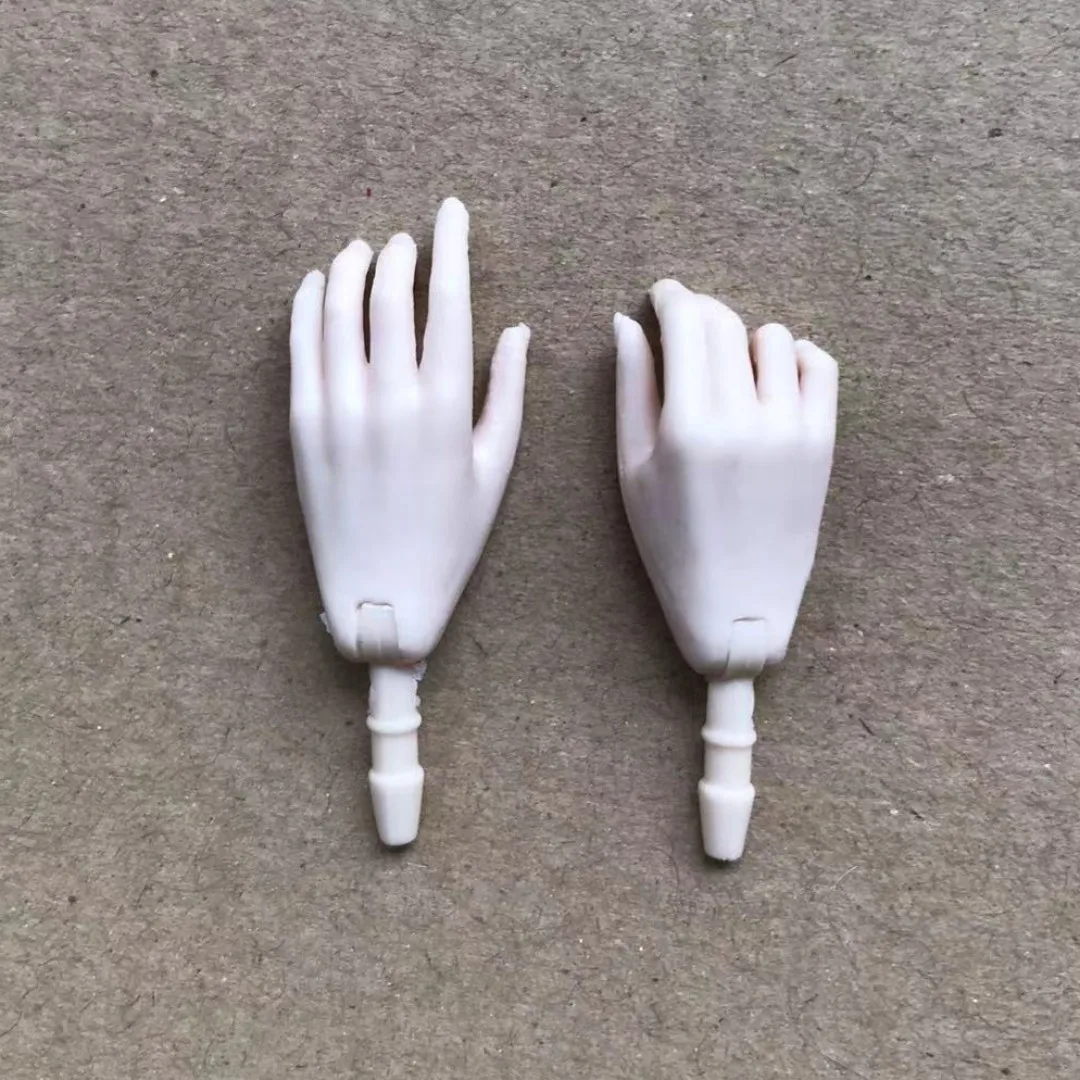 MENGF Doll Hands Feet 1/6 Doll Parts Beige Latin Dark Brown Doll Accessories DIY Dressing Doll Decors Hands Legs Feet