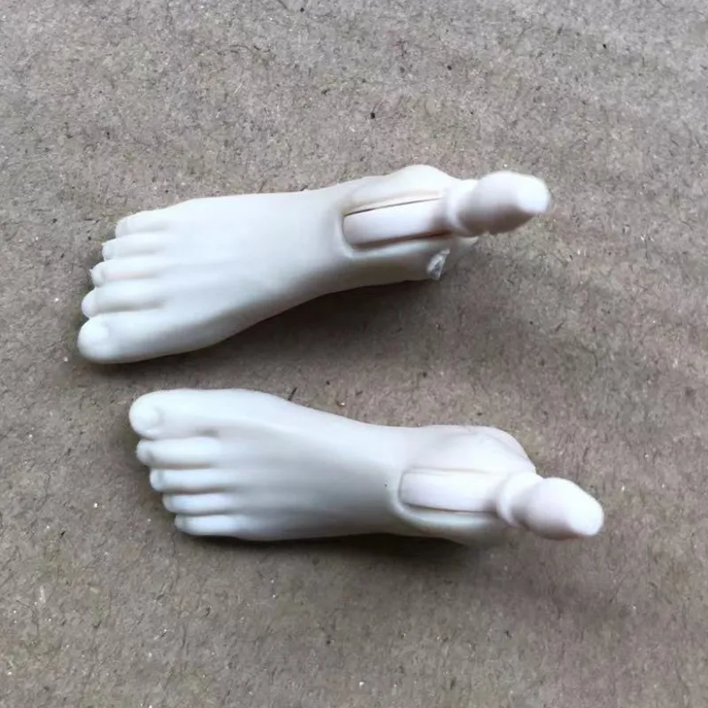 MENGF Doll Hands Feet 1/6 Doll Parts Beige Latin Dark Brown Doll Accessories DIY Dressing Doll Decors Hands Legs Feet