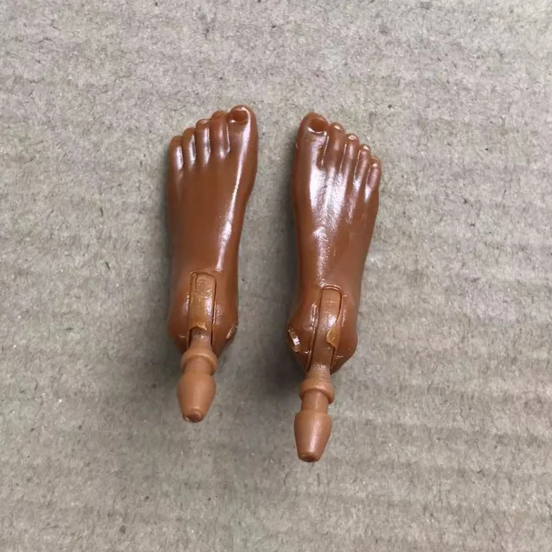 MENGF Doll Hands Feet 1/6 Doll Parts Beige Latin Dark Brown Doll Accessories DIY Dressing Doll Decors Hands Legs Feet
