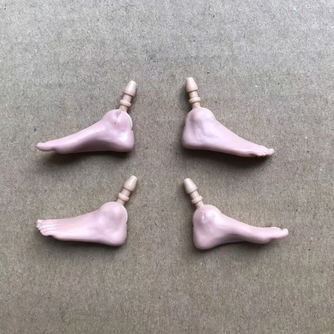 MENGF Doll Hands Feet 1/6 Doll Parts Beige Latin Dark Brown Doll Accessories DIY Dressing Doll Decors Hands Legs Feet