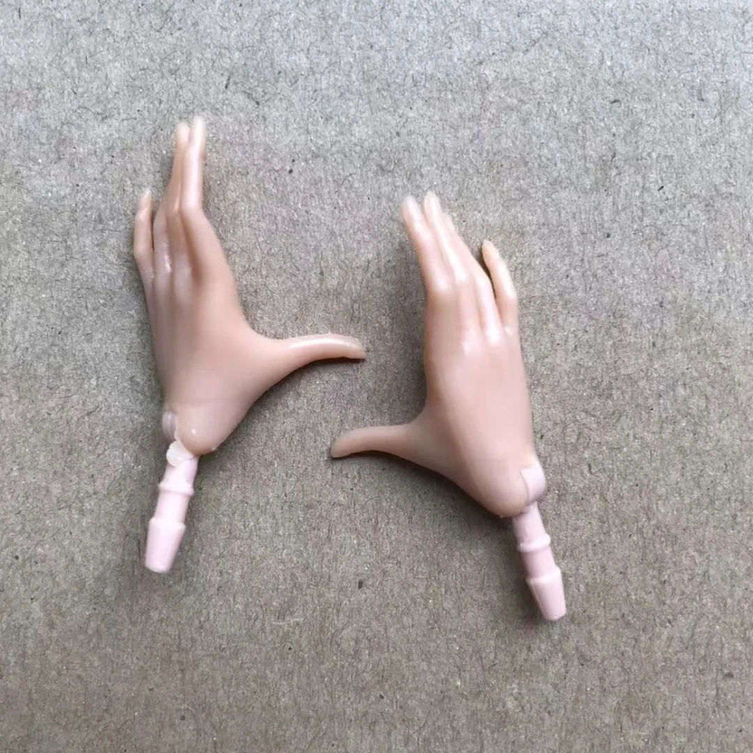 MENGF Doll Hands Feet 1/6 Doll Parts Beige Latin Dark Brown Doll Accessories DIY Dressing Doll Decors Hands Legs Feet