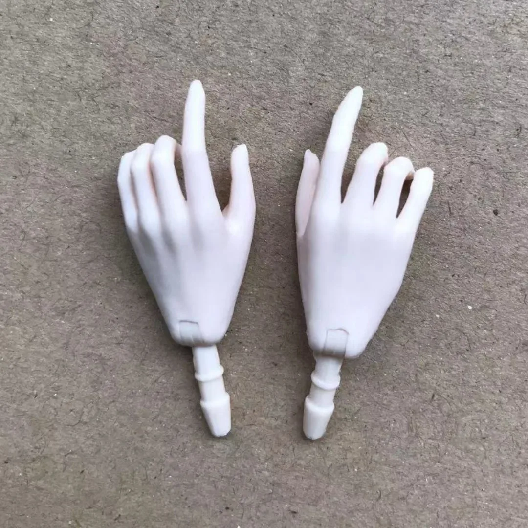 MENGF Doll Hands Feet 1/6 Doll Parts Beige Latin Dark Brown Doll Accessories DIY Dressing Doll Decors Hands Legs Feet